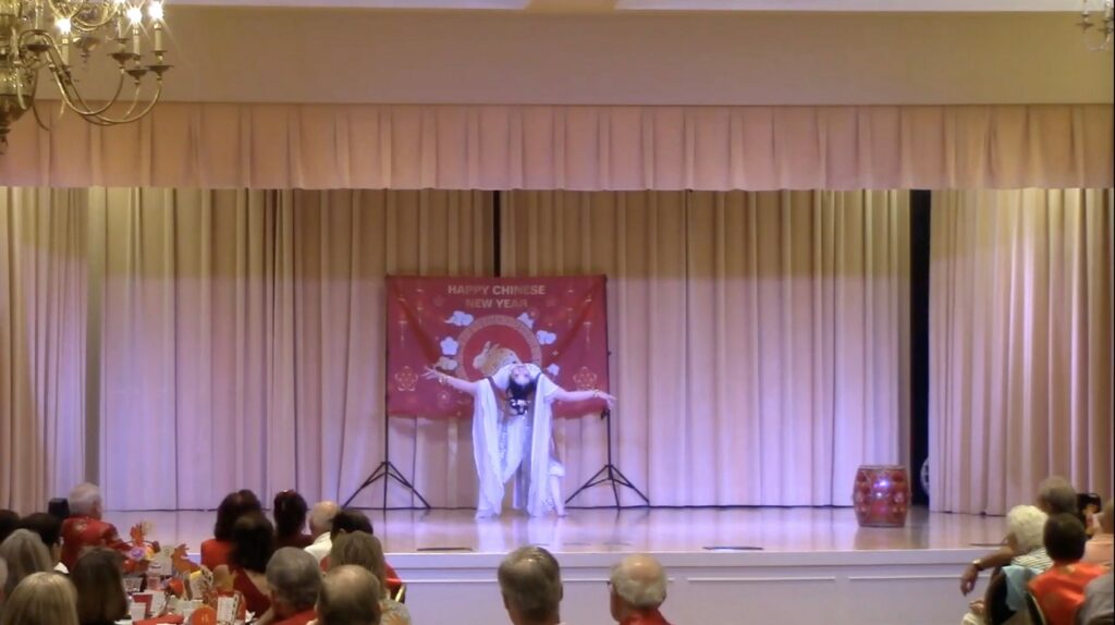 Dunhuang dancer Li Ziyao and her team brought outstanding performances to the Lunar New Year Festival at the Village The US Journal huh