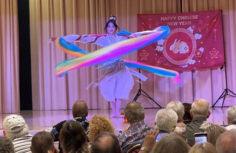 Dunhuang dancer Li Ziyao and her team brought outstanding performances to the Lunar New Year Festival at the Village The US Journal ytyyty