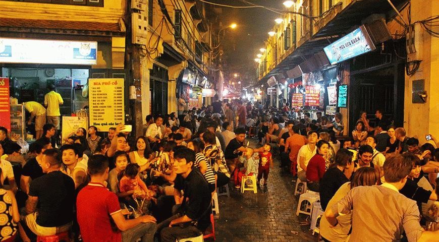 My Incredible Experience Touring the Four Indochina Countries The US Journal Busy street conner – Hanoi